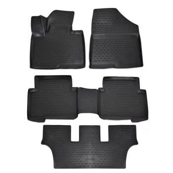   EgriAuto covoare auto premium 3D cu prindere HYUNDAI Grand Santa Fe 2 2013-