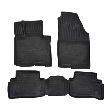   EgriAuto 3D covorașe de cauciuc premium cu capse Hyundai Tucson Tle 2020- 3 buc