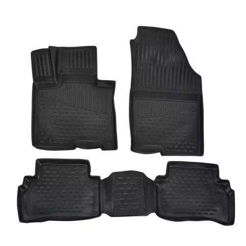EgriAuto 3D covorașe de cauciuc premium cu capse Hyundai Tucson Tle 2020- 3 buc