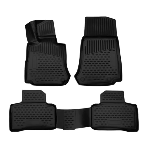 EgriAuto 3D covorașe de cauciuc premium cu capse Mercedes GLC (X253/C253) 2015-2022 4 buc