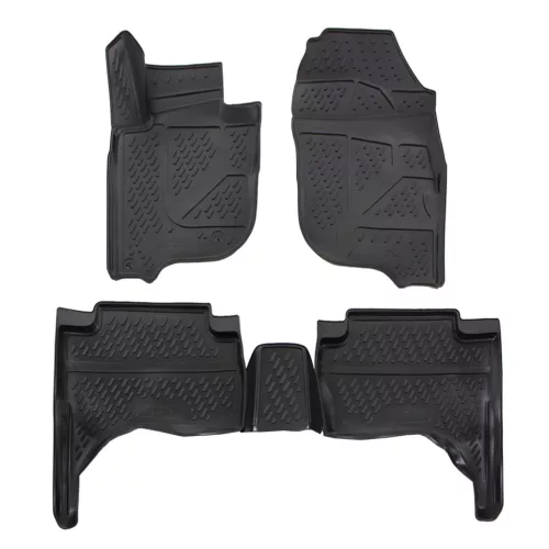 EgriAuto 3D covorașe de cauciuc premium cu capse Mitsubishi L200 2015-2019