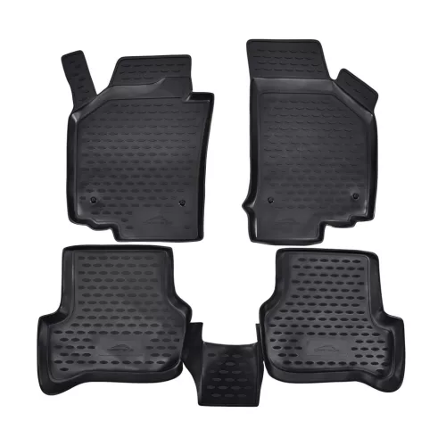 EgriAuto 3D covorașe de cauciuc premium cu capse Seat Leon 2006-2012