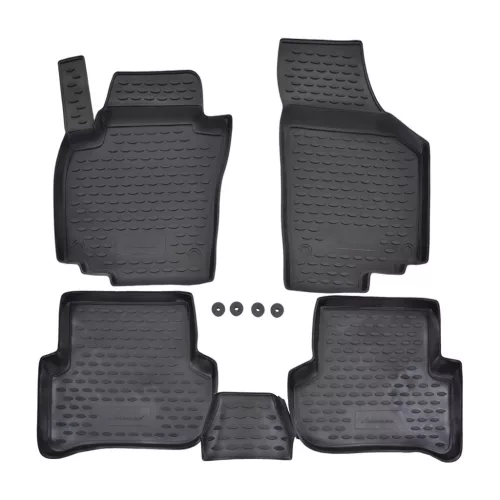 EgriAuto 3D covorașe de cauciuc premium cu capse Skoda Yeti 2009-2017