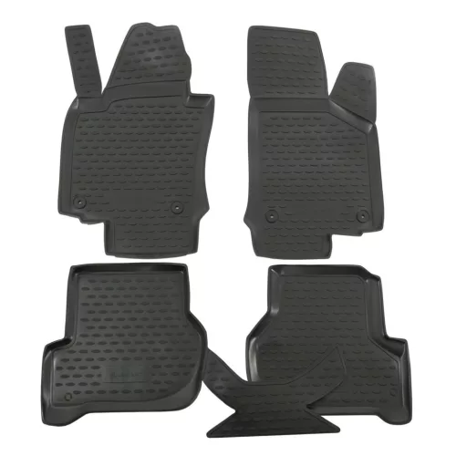 EgriAuto 3D covorașe de cauciuc premium cu capse Octavia II 2004-2013