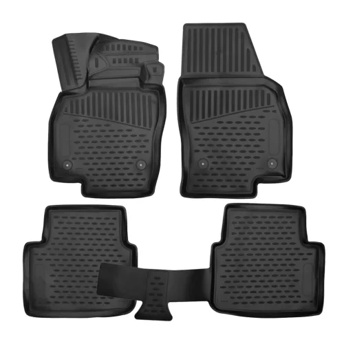 EgriAuto 3D covorașe de cauciuc premium cu capse Skoda Scala 2019- 4 buc