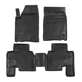   EgriAuto covoare auto 3D premium cu prindere Actyon Sport 2007-2018