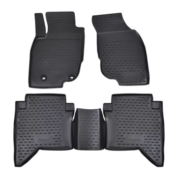   EgriAuto 3D covorașe de cauciuc premium cu capse Toyota Hilux 2011-2015