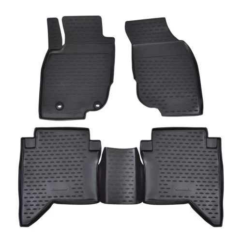 EgriAuto 3D covorașe de cauciuc premium cu capse Toyota Hilux 2011-2015