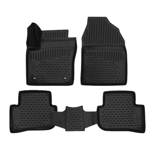 EgriAuto 3D covorașe de cauciuc premium cu capse Toyota C-Hr 2016-2023 4Wd Suv 4 buc