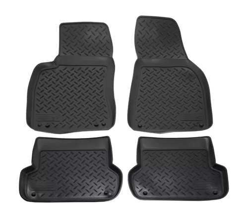 EgriAuto 3D covorașe de cauciuc premium cu capse NORM Audi A4 B6/B7 2001-2007 4 buc