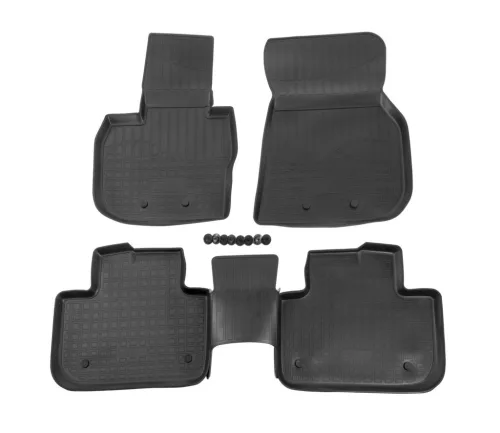 EgriAuto 3D covorașe de cauciuc premium cu capse NORM Bmw X3 G1 2017-2023 4 buc