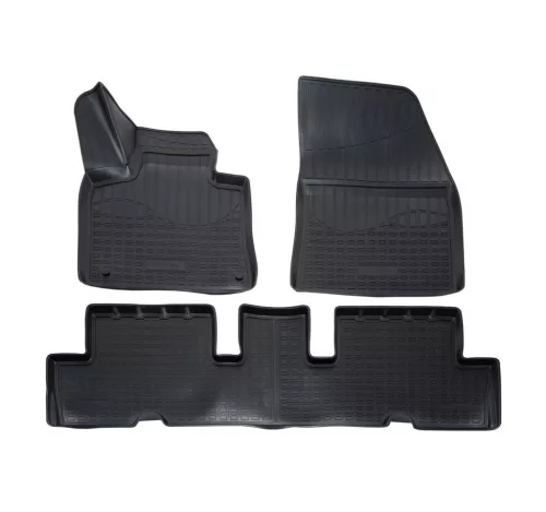EgriAuto 3D covorașe de cauciuc premium cu capse NORM Citroen C4 Grand Picasso 2014- 3 buc