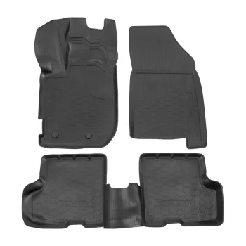   EgriAuto 3D covorașe de cauciuc premium cu capse NORM Dacia Duster 2018-2024 4 WD 4 buc