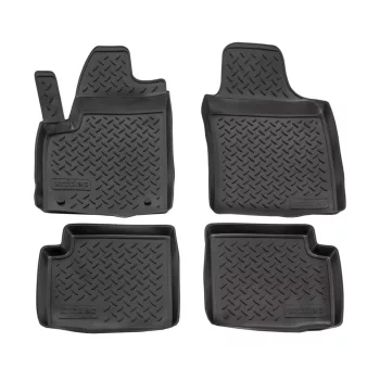   EgriAuto covoare auto 3D premium cu prindere NORM FIAT 500 2008-2015 4 buc.