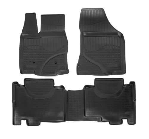 EgriAuto 3D covorașe de cauciuc premium cu capse NORM Ford Edge 2007-2014 4 buc