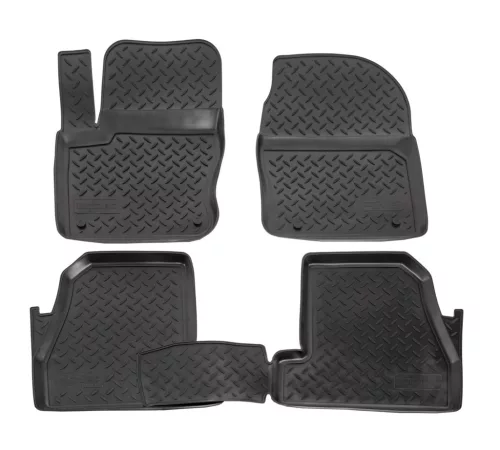 EgriAuto 3D covorașe de cauciuc premium cu capse NORM Ford Focus III 2011-2015 4 buc