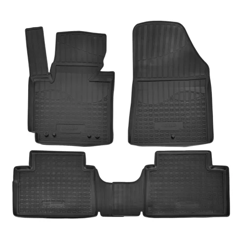 EgriAuto 3D covorașe de cauciuc premium cu capse NORM Kia Soul PS 2013-2019
