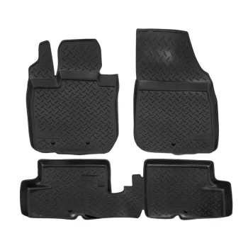   EgriAuto 3D covorașe de cauciuc premium cu capse NORM Nissan Terrano 4WD 2010-2017 4 buc