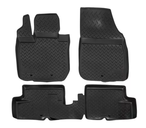 EgriAuto 3D covorașe de cauciuc premium cu capse NORM Nissan Terrano 4WD 2010-2017 4 buc