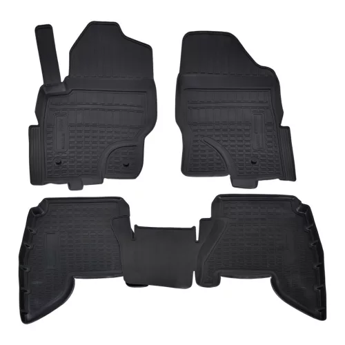EgriAuto 3D covorașe de cauciuc premium cu capse NORM Nissan Pathfinder R51 2005-2014