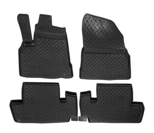 EgriAuto 3D covorașe de cauciuc premium cu capse NORM Peugeot 3008 2010-2017 4 buc