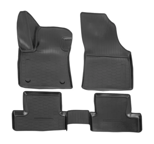 EgriAuto 3D covorașe de cauciuc premium cu capse NORM Renault Megane IV 2016- 4 buc