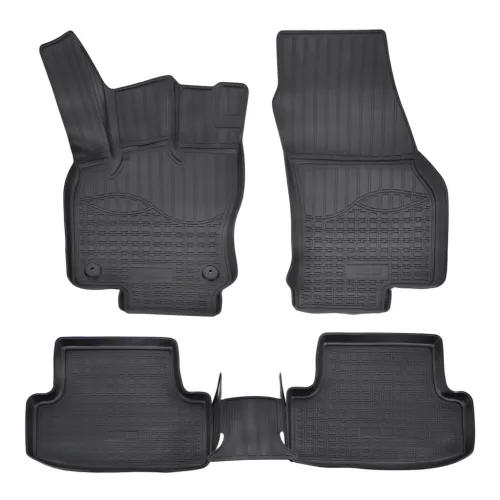 EgriAuto 3D covorașe de cauciuc premium cu capse NORM Seat Ateca 2016- 5 buc