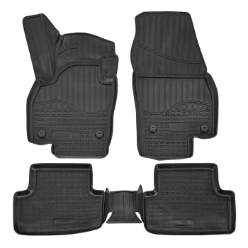   EgriAuto 3D covorașe de cauciuc premium cu capse NORM Volkswagen T-Cross 2018- 5 buc