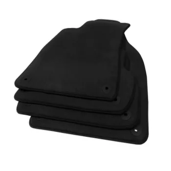   EgriAuto covoraș textil din pluș negre Audi A4 B6/B7 2001-2008 4 buc.