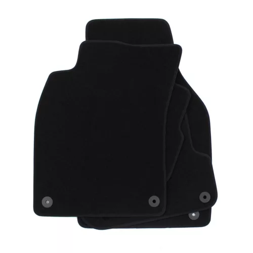 EgriAuto covoraș textil pluș negru Audi A6 C6 2004-2011 6 buc.