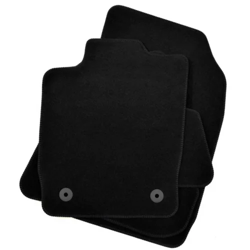 EgriAuto covoraș textil din pluș negre Audi A1 2010-2018 4 buc.