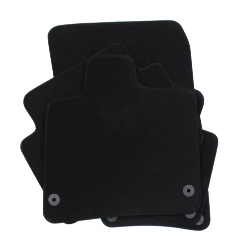 EgriAuto covorașe textile din pluș negru Audi Q7 7seats 2018-mai înalt 6 buc