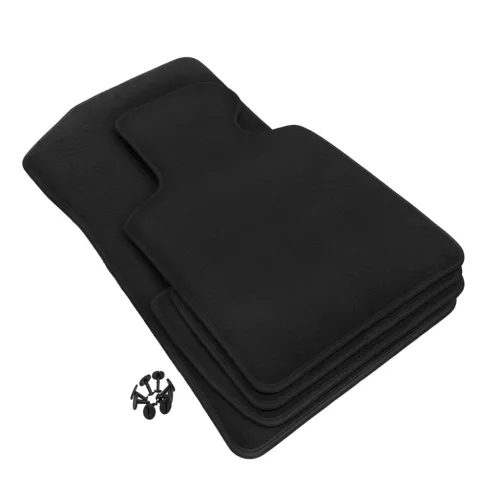 EgriAuto covorașe textile din pluș negru Bmw 3 E46 1998-2006 4 buc