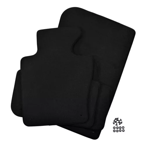 EgriAuto covorașe textile din pluș negru Bmw X3 E83 2004-2010 4 buc