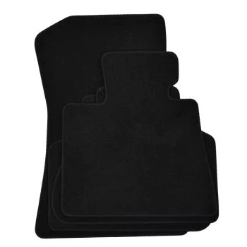   EgriAuto covoraș textil din pluș negru Bmw X5 G05 2019-mai înalt 4 buc.