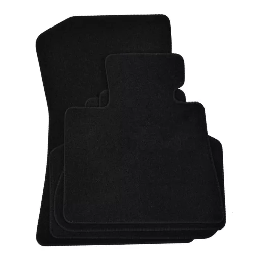 EgriAuto covoraș textil din pluș negru Bmw X5 G05 2019-mai înalt 4 buc.