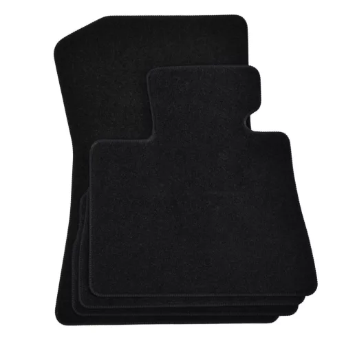 EgriAuto covoraș textil din pluș negru Bmw X6 G06 2020-mai înalt 4 buc.