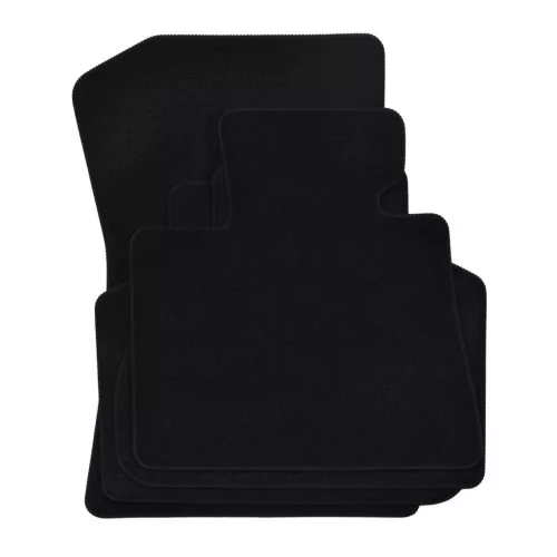 EgriAuto covoraș textil din pluș negru Bmw X7 2019-mai înalt 4 buc.