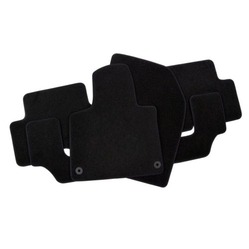 EgriAuto covoraș textil din pluș negru CITROEN C4 Grand Picasso/SpaceTourer 2014-magasabb 6 buc.