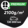 EgriAuto covorașe textile din pluș negru BX 1982-1994 4 ks