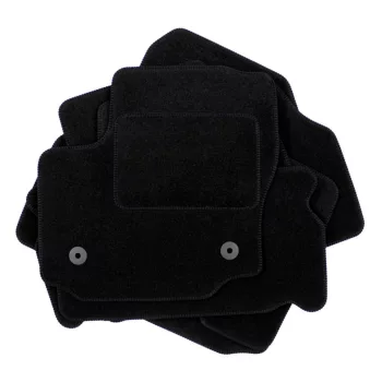   EgriAuto covoraș textil pluș negru FORD S-Max 2016-mai înalt 6 buc.