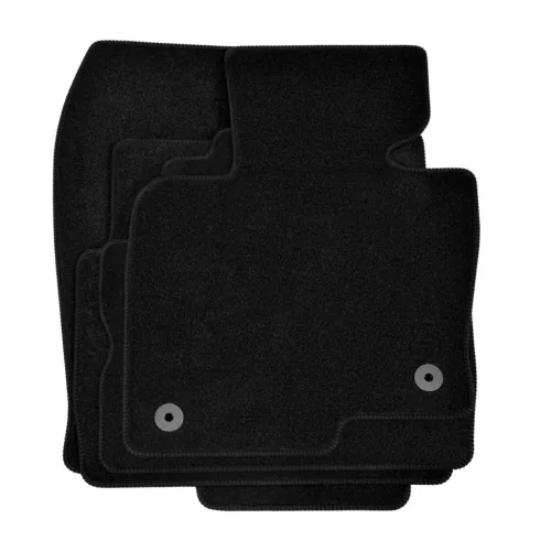 EgriAuto covoraș textil din pluș negru Mazda CX5 2017-mai înalt 4 buc.
