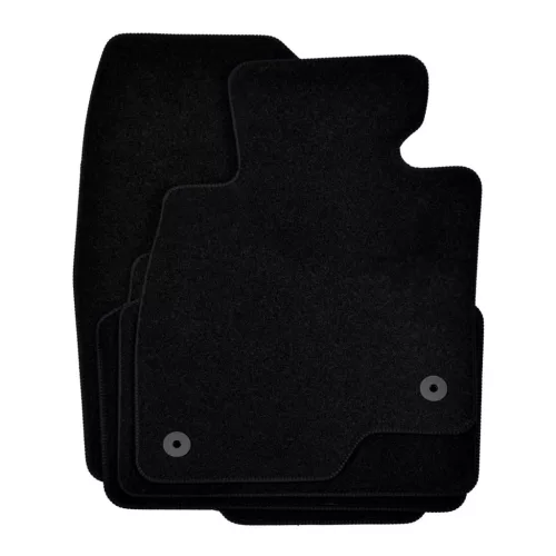 EgriAuto covoraș textil pluș negru Mazda 3 2013-2017 4 buc.