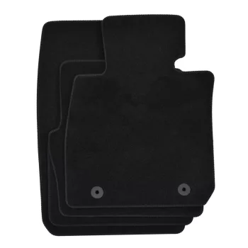   EgriAuto covoraș textil din pluș negru Mazda CX-3 2015-mai înalt 4 buc.