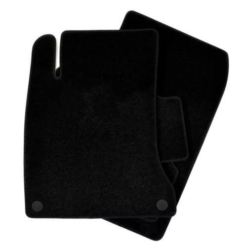 EgriAuto covoraș textil din pluș negru MERCEDES CLA C117 2013-2018 4 buc.