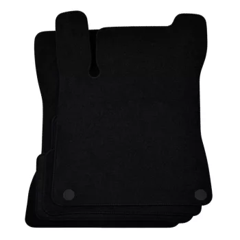   EgriAuto covoraș textil din pluș negru MERCEDES A W177 2018-mai înalt 4 buc.