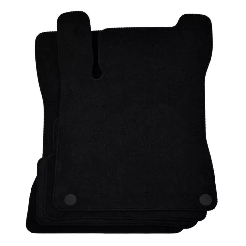 EgriAuto covoraș textil din pluș negru MERCEDES A W177 2018-mai înalt 4 buc.