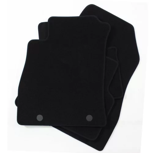 EgriAuto covoraș textil din pluș negru NISSAN Juke 2010-2018 4 buc.