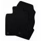 EgriAuto covoraș textil din pluș negru NISSAN Qashqai 2014-2020 4 buc.