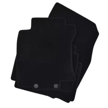   EgriAuto covoraș textil din pluș negru NISSAN X-Trail 2014-2016 4 buc.